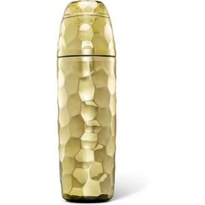 image:imageHexClad 25 oz Cocktail Shaker Vacuum Insulated Bar Shaker with BuiltIn Jigger amp Strainer LeakProof PVD Finish ChromeGold