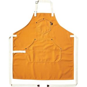 image:imageHexClad Eco Modern Chef Apron for Cooking and Grilling Professional HexTwill Fabric Aprons with PocketsMustard