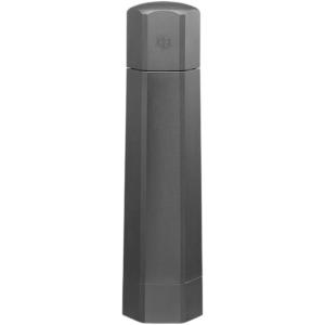 image:imageHexClad HexMill Pepper Grinder Professional Grade Heavy Duty Refillable Aluminum Matte Black Adjustable Ten Coarse Grind SettingsSalt Mill