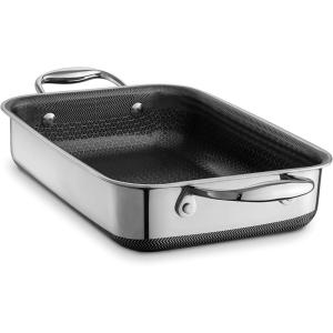 image:imageHexClad Hybrid 125 x 9 Inch Oval Roasting Pan DishwasherFriendly OvenSafe Up to 900F Compatible with All Cooktops10 inches x 7 inches