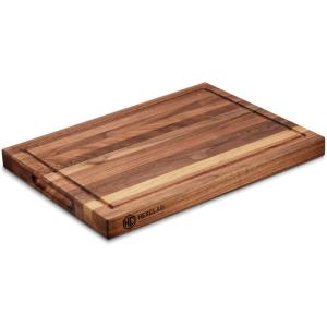 image:imageHexClad Medium Walnut Cutting Board DoubleSided with Juice Groove amp Recessed Handles Durable ScratchResistant Hardwood Great for Chopping Carving amp Serving 1175x1575