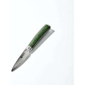 image:imageHexClad Utility Knife 5Inch Japanese Damascus Stainless Steel Blade Pakkawood Handle35Inch Paring Knife